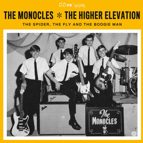 the album cover for Monocles / Higher Elevation - Spider the Fly & the Boogie Man