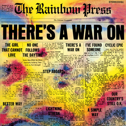 the album cover for Rainbow Press - There's a War on