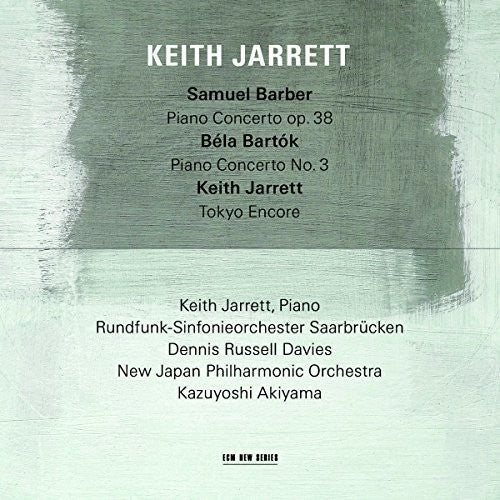 the album cover for Keith Jarrett - Samuel Barber / Bela Bartok
