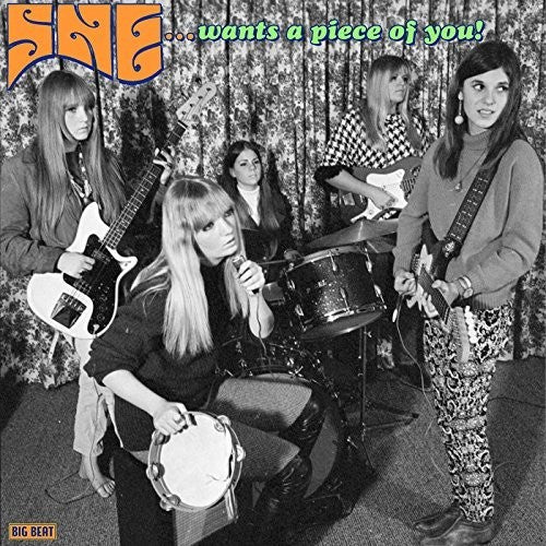the album cover for SHE - Wants a Piece of You