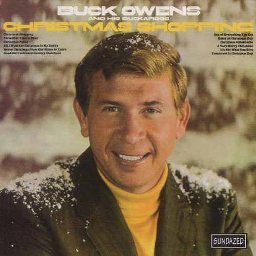 the album cover for Buck Owens & His Buckaroos - Christmas Shopping