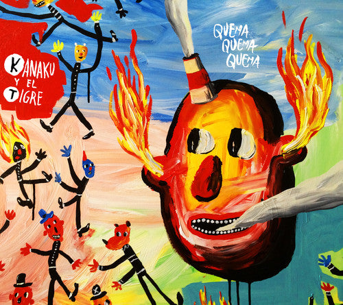 the album cover for Kanaku / El Tigre - Quema Quema Quema [Digipak]