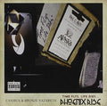 the album cover for Canibus & Bronze Nazareth - Time Flys Life Dies... Phoenix Rise