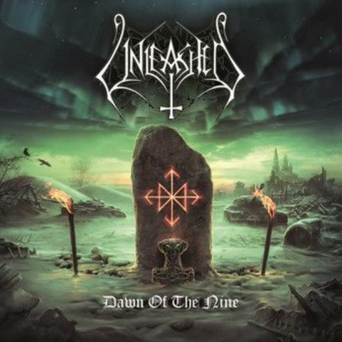 the album cover for Unleashed - Dawn of the Nine