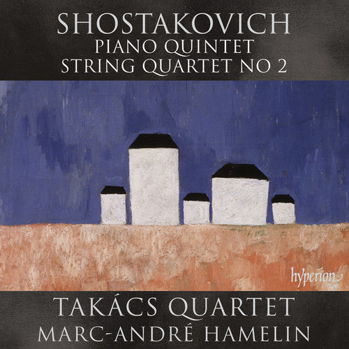the album cover for D Shostakovich / Hamelin,Marc-Andre - Piano Quintet - String Quartet No.2