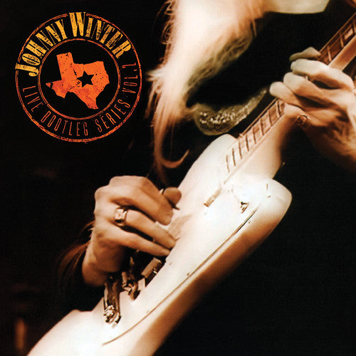 the album cover for Johnny Winter - Live Bootleg Series Volume 2 [Limited Edition White Vinyl]