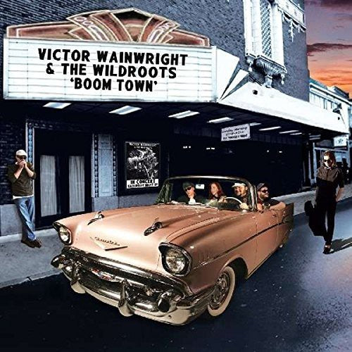 the album cover for Victor Wainwright and the WildRoots - Boom Town