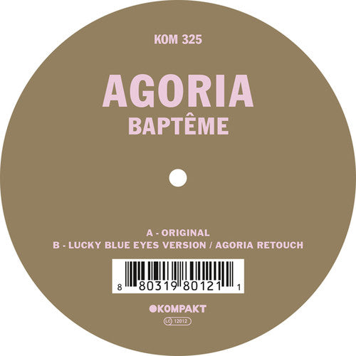 the album cover for Agoria - Bapteme