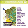 the album cover for Paray / Detroit Symphony Orchestra - Orchestral Music By Maurice Ravel & Jacques Ibert