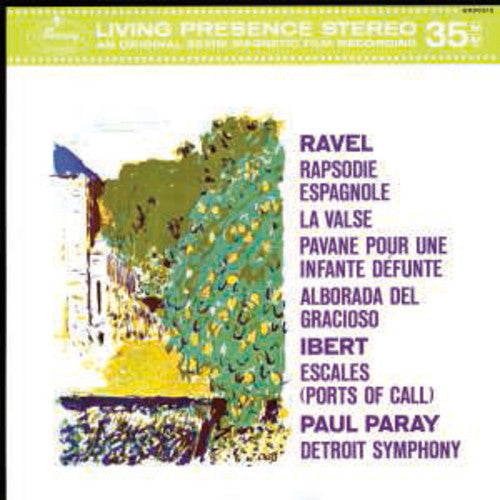 the album cover for Paray / Detroit Symphony Orchestra - Orchestral Music By Maurice Ravel & Jacques Ibert