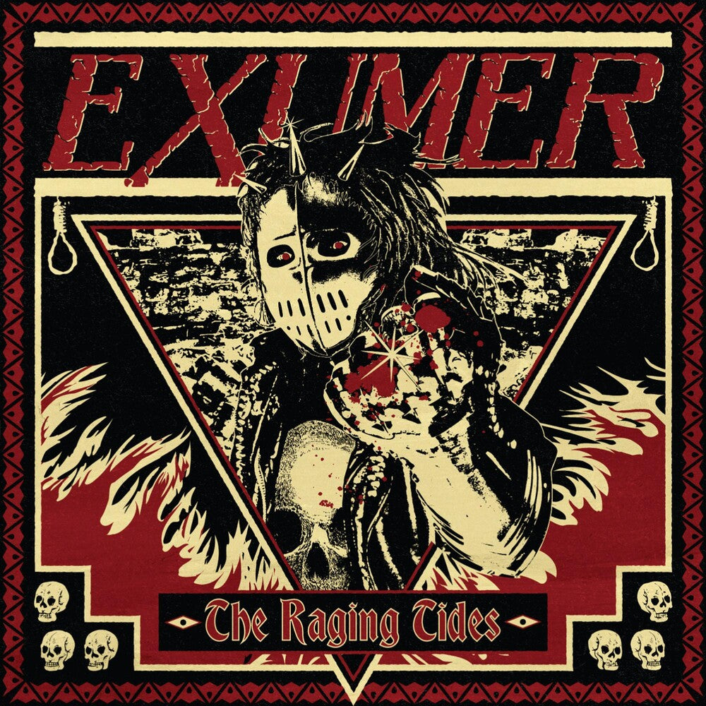 the album cover for Exumer - The Raging Tides