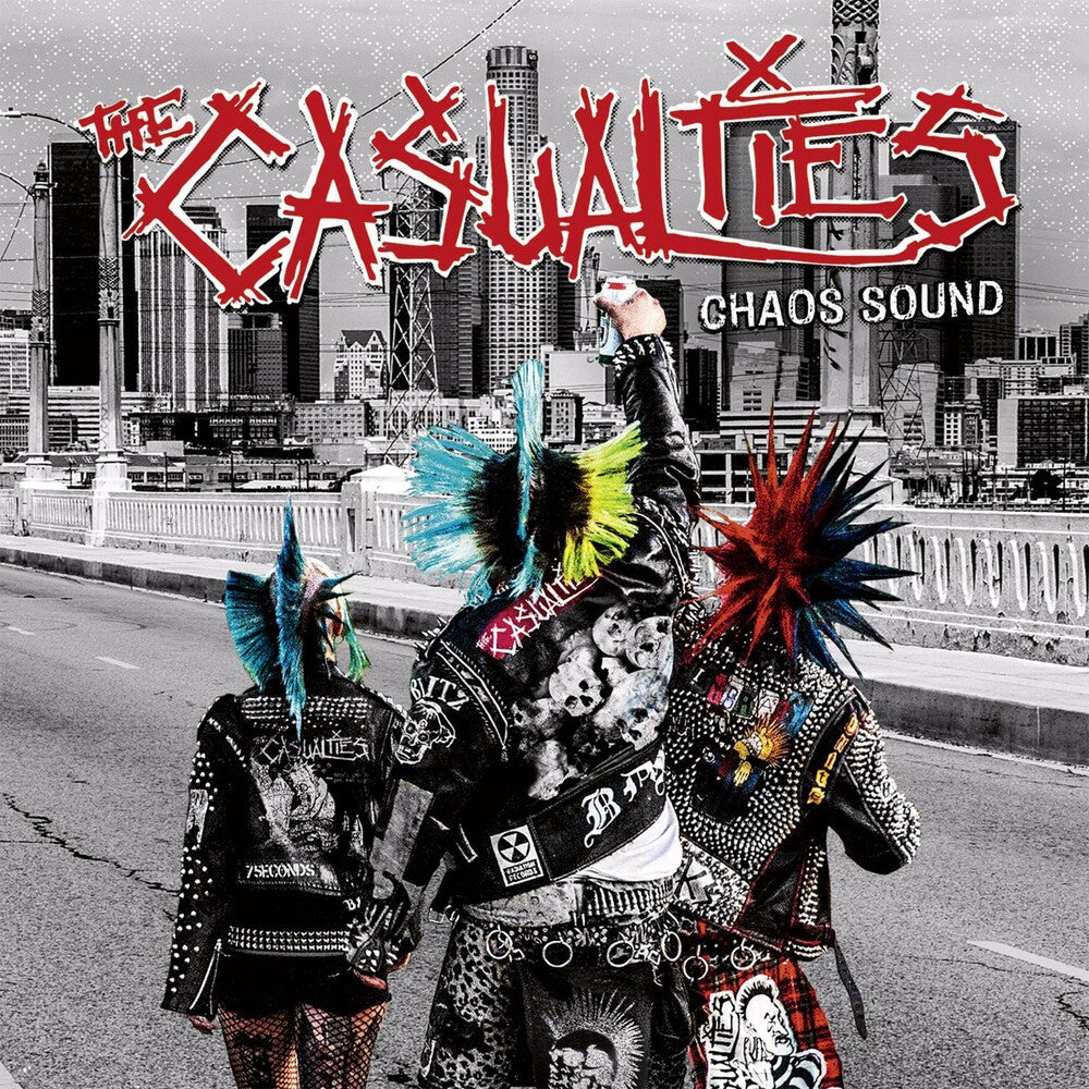 the album cover for The Casualties - Chaos Sound