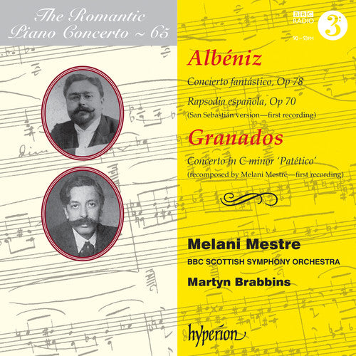 the album cover for I Albeniz / Granados,E / Brabbins,Martyn - Romantic Piano Concerto Vol.65