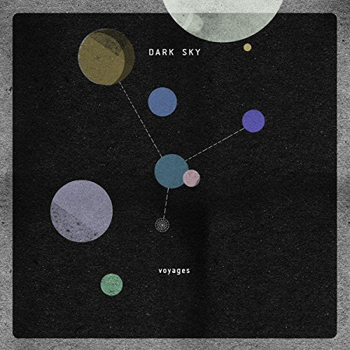 the album cover for Dark Sky - Voyages