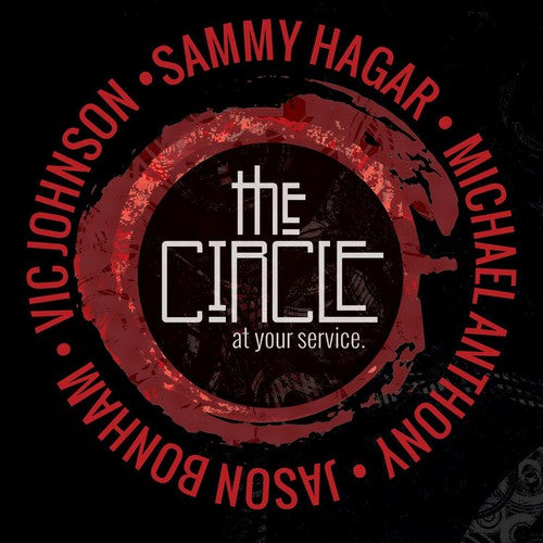 the album cover for Sammy Hagar - At Your Service (Live 2 CD Set)