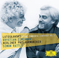 the album cover for Lutoslawski / Zimerman / Rattle / Berliner Philhar - Piano Concerto / Symphony No 2