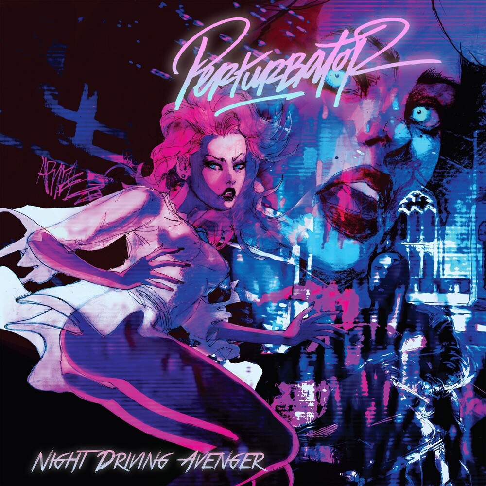 the album cover for Perturbator - Night Driving Avenger