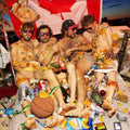 the album cover for New Swears - Junkfood Forever Bedtime Whatever