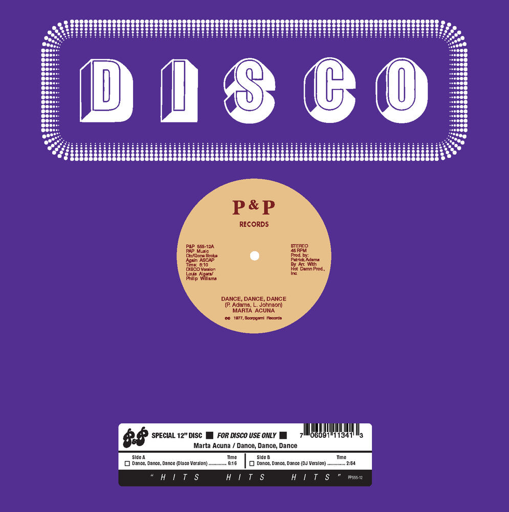 the album cover for Marta Acuna - Dance Dance Dance