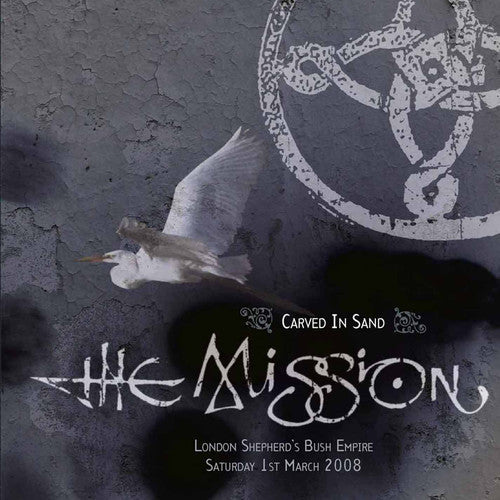 the album cover for Mission - Carved in Sand