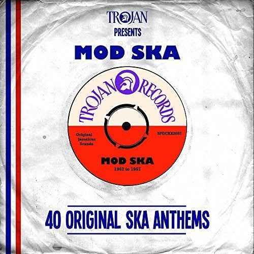 the album cover for Trojan Presents Mod Ska / Various Uk - Trojan Presents Mod Ska