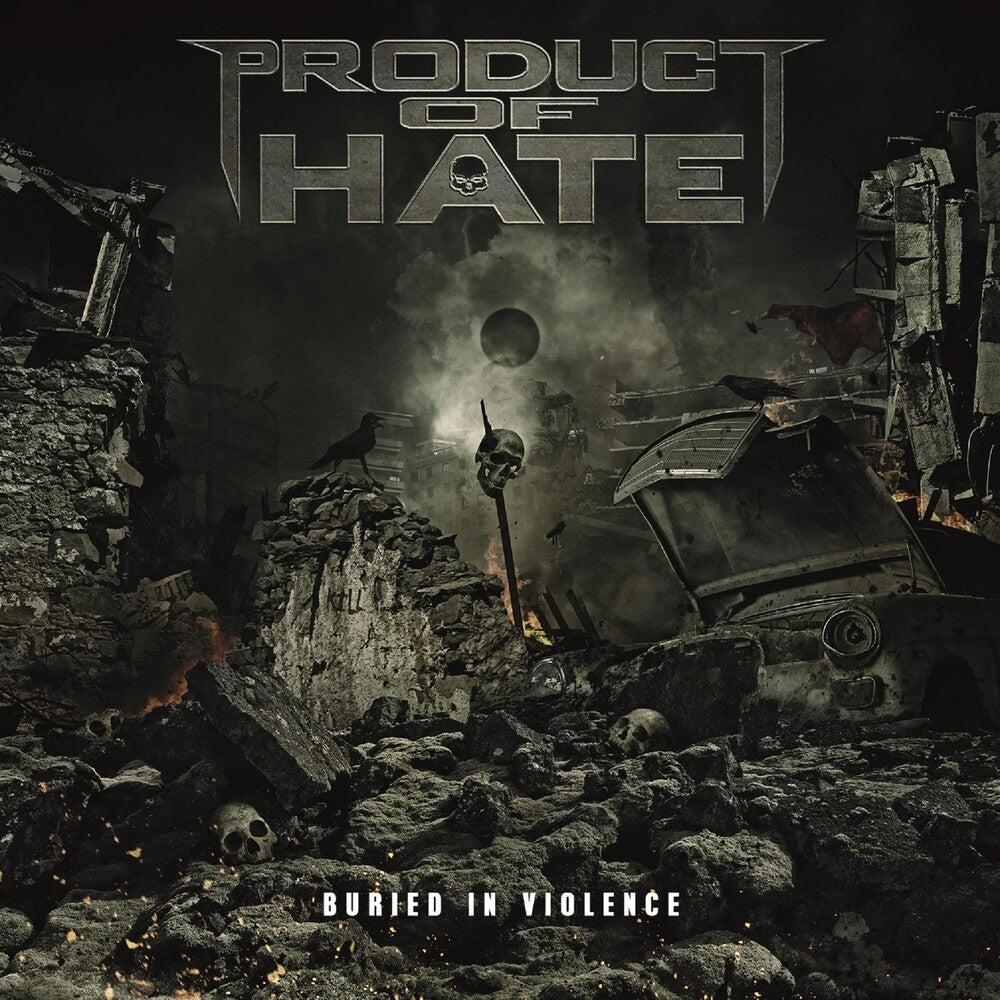 the album cover for Product Of Hate - Buried in Violence
