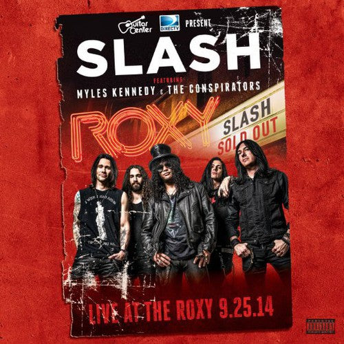 the album cover for Slash - Live at the Roxy 09.25.14
