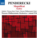 the album cover for Penderecki / Warsaw Philharmonic Choir & Orchestra - Magnificat Kadisz