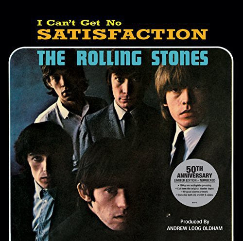 the album cover for The Rolling Stones - (I Can't Get No) Satisfaction 50th Anniversary Edition [Limited Edition Vinyl Single]