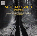 the album cover for Shostakovich / Jarvi / Narva Boys Choir / Andrejev - Shostakovich Cantatas