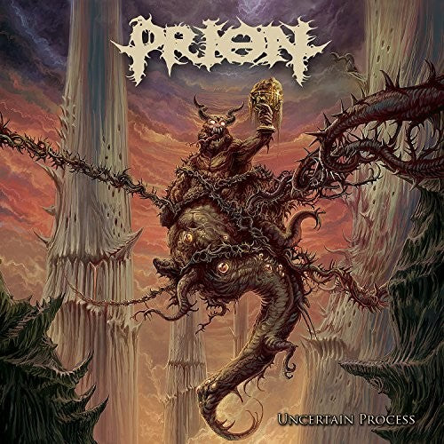 the album cover for Prion - Uncertain Process