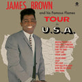 the album cover for James Brown - Tour the U.S.A