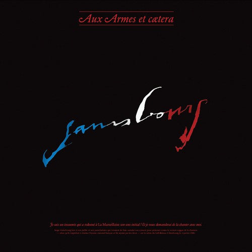 the album cover for Serge Gainsbourg - Aux Armes Et Caetera (Uk)