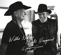 the album cover for Willie Nelson - Django & Jimmie