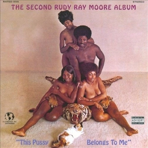 the album cover for Rudy Moore Ray - Second Rudy Ray Moore Album: This Pussy Belongs to