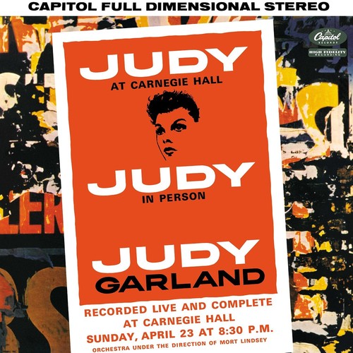 the album cover for Judy Garland - Judy At Carnegie Hall [Vinyl]