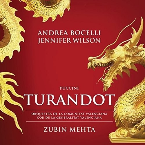 the album cover for Puccini / Bocelli / Wilson / Mehta / Orquestra De - Turandot
