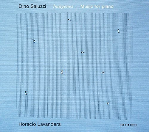 the album cover for Horacio Lavandera - Saluzzi: Imagenes - Music for Piano