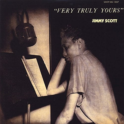 the album cover for Jimmy Scott - Very Truly Yours