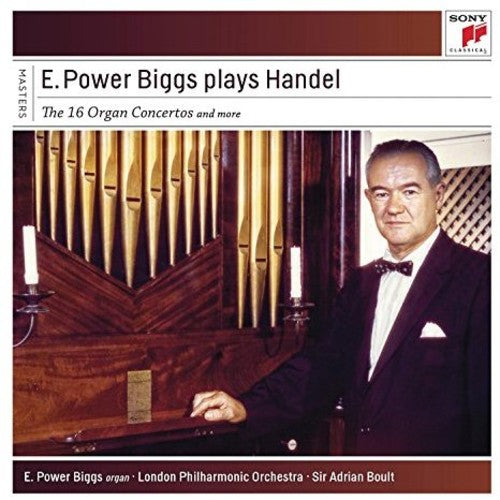 the album cover for E. Power Biggs - E. Power Biggs Plays Handel