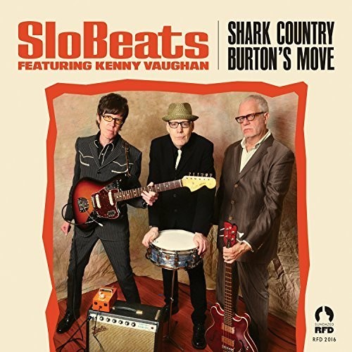 the album cover for Slobeats / Kenny Vaughan - Shark Country/Burton's Move