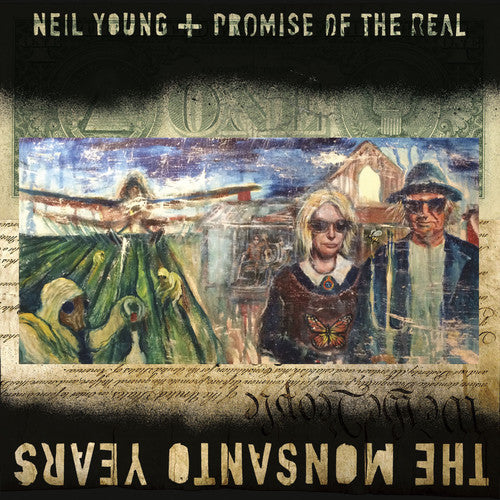 the album cover for Neil Young - The Monsanto Years [w/DVD]