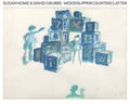 the album cover for David Grubbs / Howe,Susan - Woodslippercounterclatter