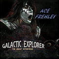the album cover for Ace Frehley - Galactic Explorer: The Uncut Interviews