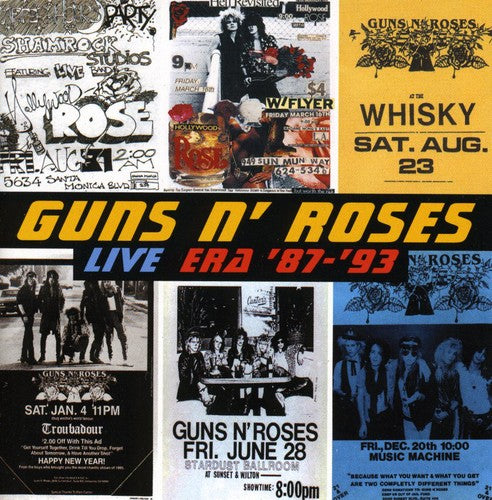 the album cover for Guns N' Roses - Live Era 87-93