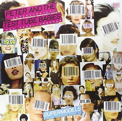 the album cover for Peter & The Test Tube Babies - Supermodels