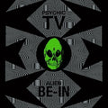 the album cover for Psychic Tv - Alien Be-In Remix
