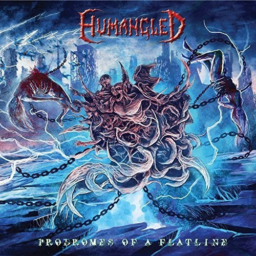 the album cover for Humangled - Prodromes of a Flatline