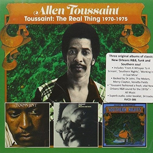 the album cover for Allen Toussaint - Real Thing 1968-1975 - Toussaint / Life Love