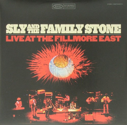 the album cover for Sly & The Family Stone - Live At The Fillmore East [Vinyl]